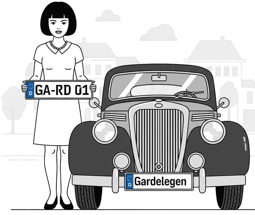 Wunschkennzeichen für Gardelegen