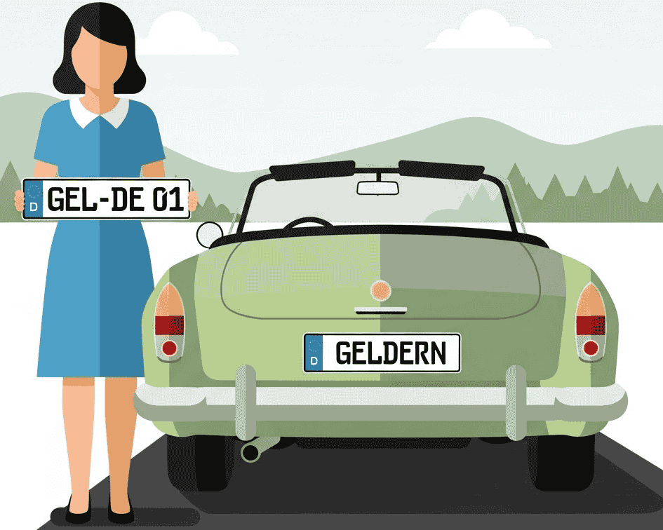 Wunschkennzeichen für Geldern