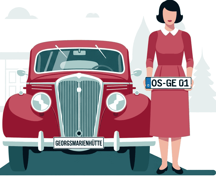 Wunschkennzeichen für Georgsmarienhütte