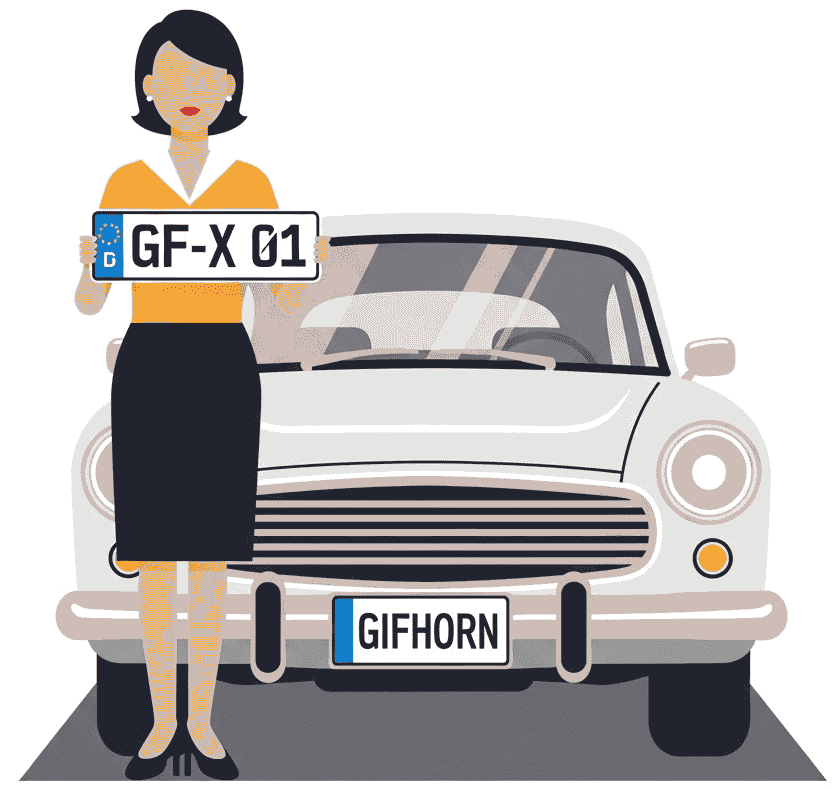 Wunschkennzeichen für Gifhorn