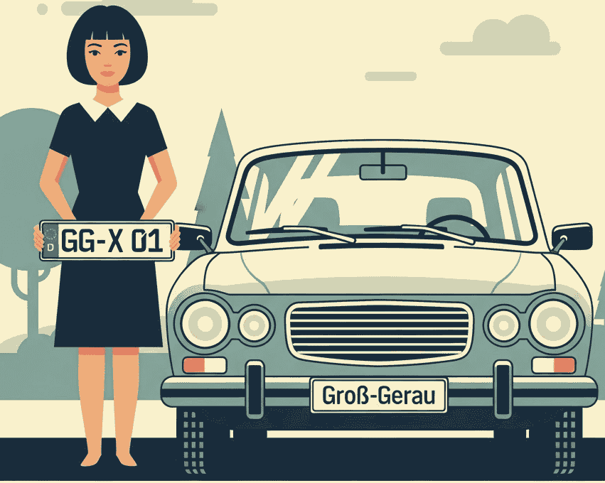 Wunschkennzeichen für Groß-Gerau