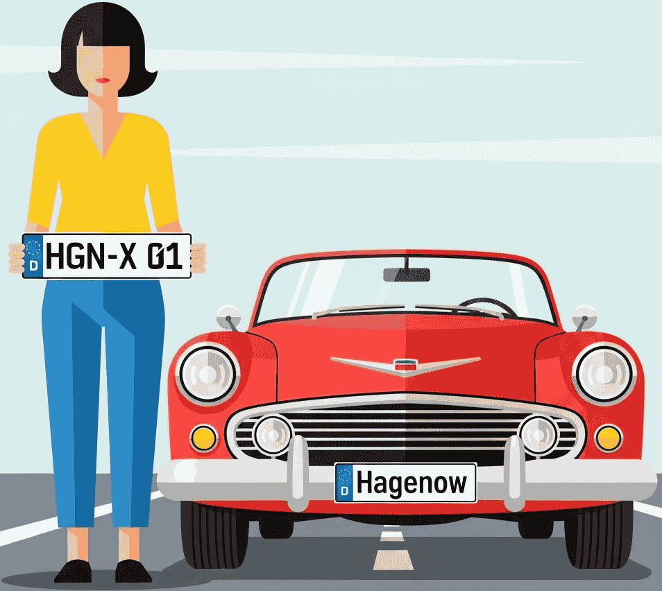 Wunschkennzeichen für Hagenow