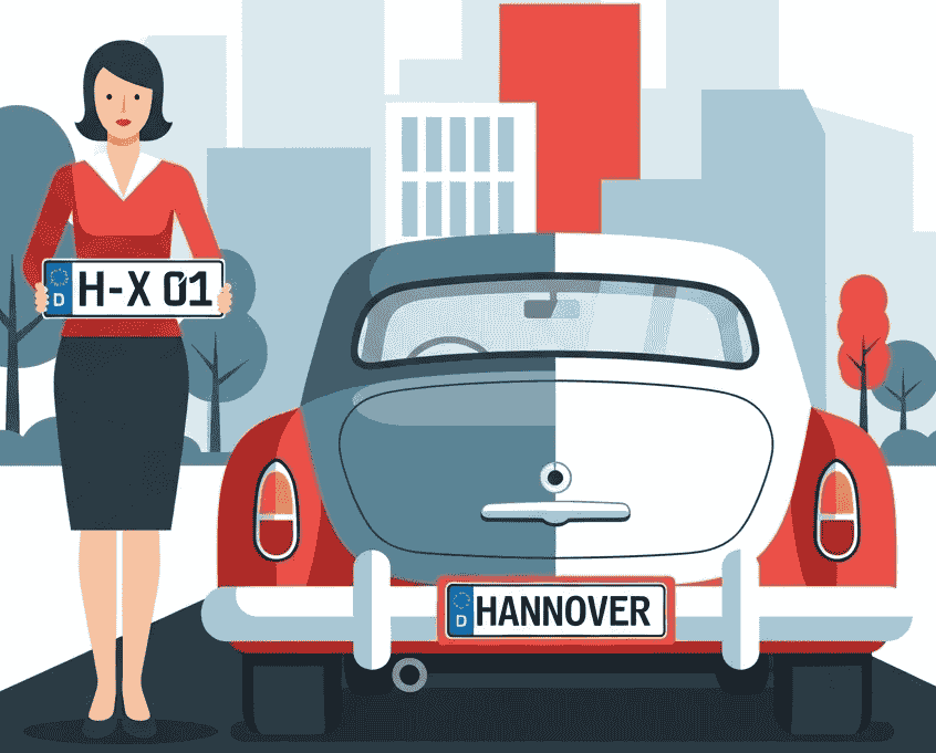 Wunschkennzeichen für Hannover