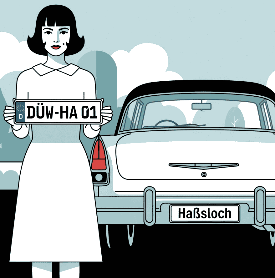 Wunschkennzeichen für Haßloch