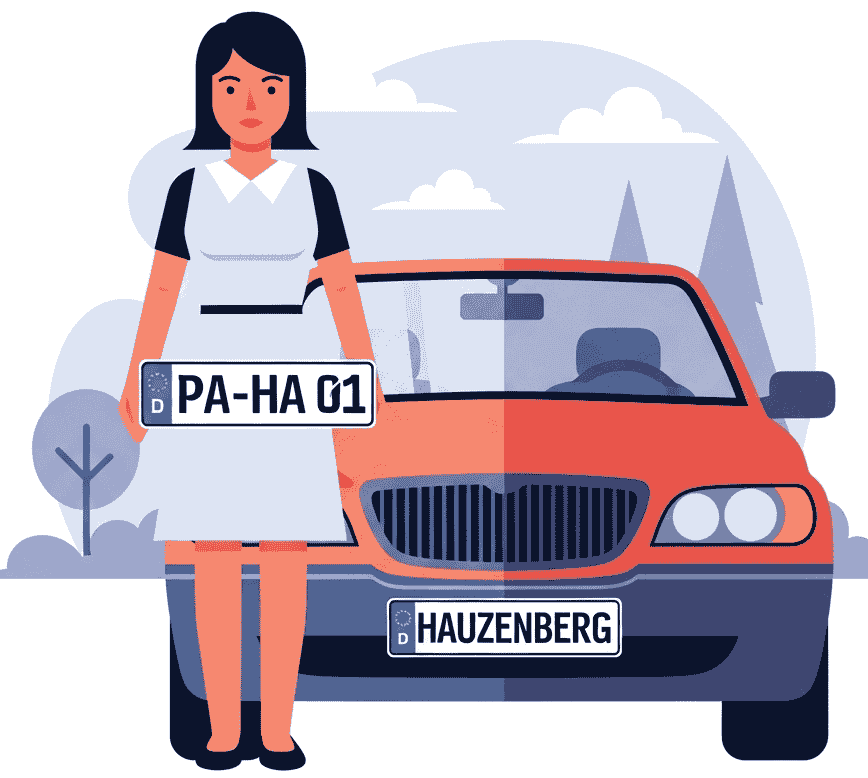 Wunschkennzeichen für Hauzenberg