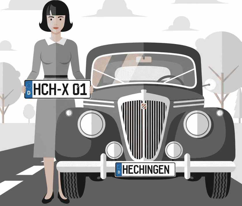 Wunschkennzeichen für Hechingen