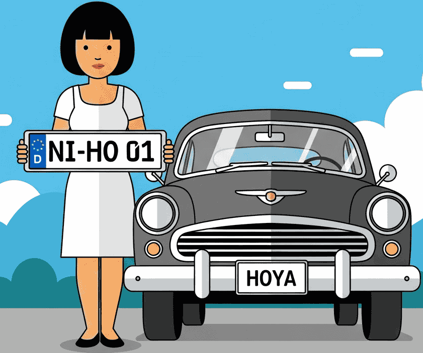 Wunschkennzeichen für Hoya