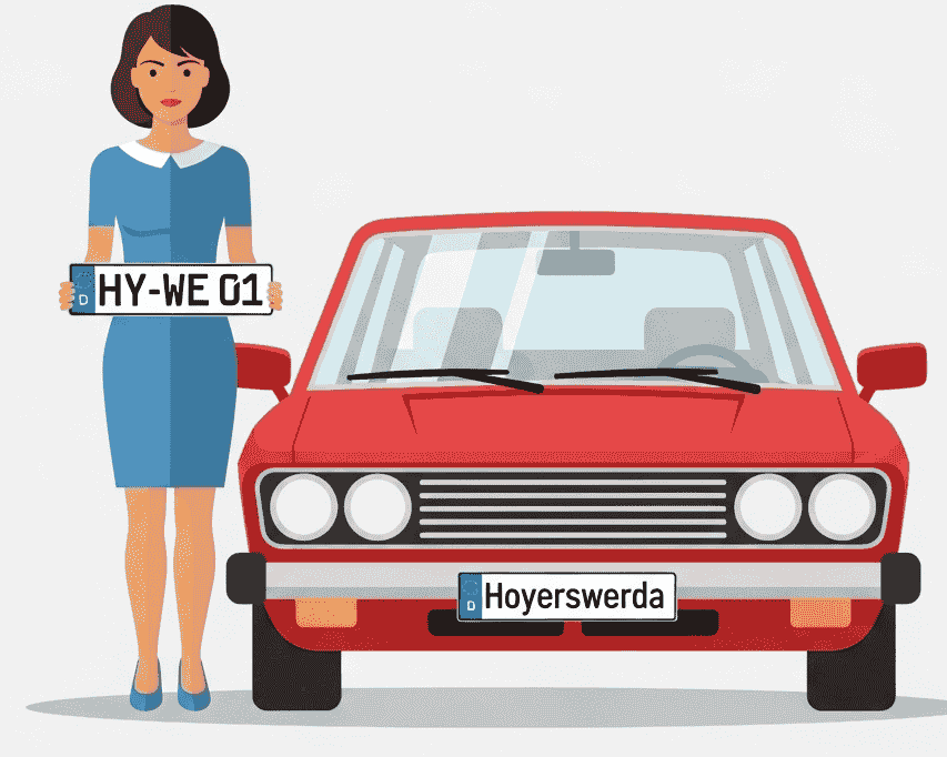 Wunschkennzeichen für Hoyerswerda