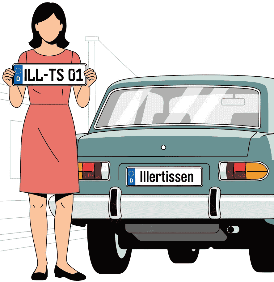 Wunschkennzeichen für Illertissen