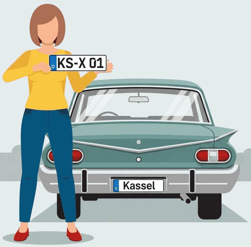 Wunschkennzeichen für Kassel