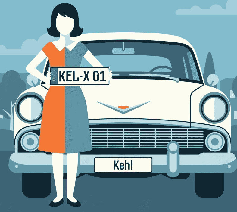 Wunschkennzeichen für Kehl