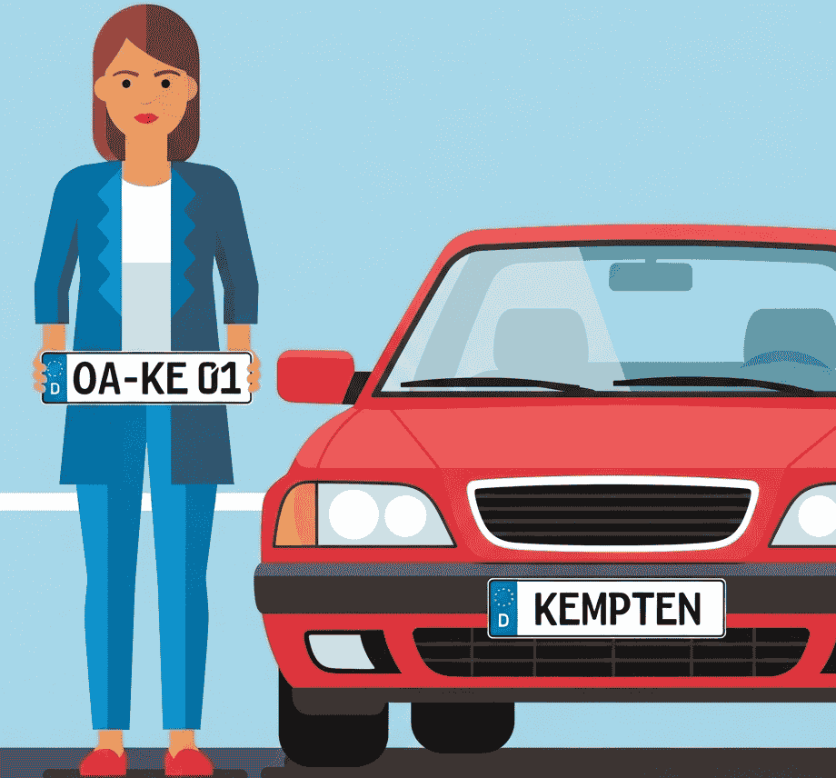 Wunschkennzeichen für Kempten
