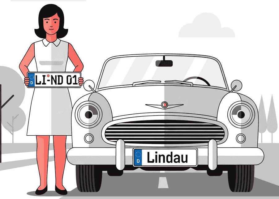 Wunschkennzeichen für Lindau