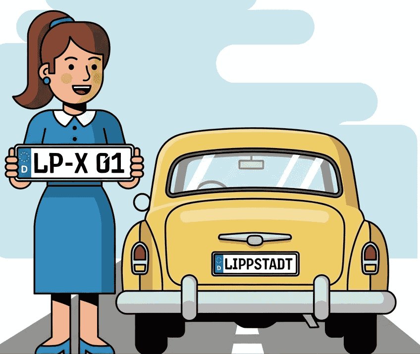 Wunschkennzeichen für Lippstadt
