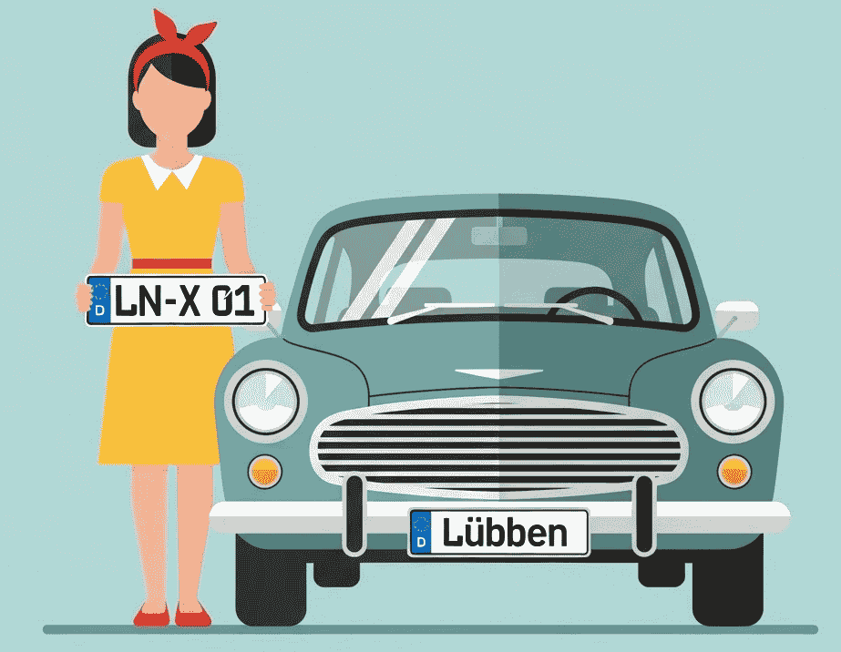 Wunschkennzeichen für Lübben