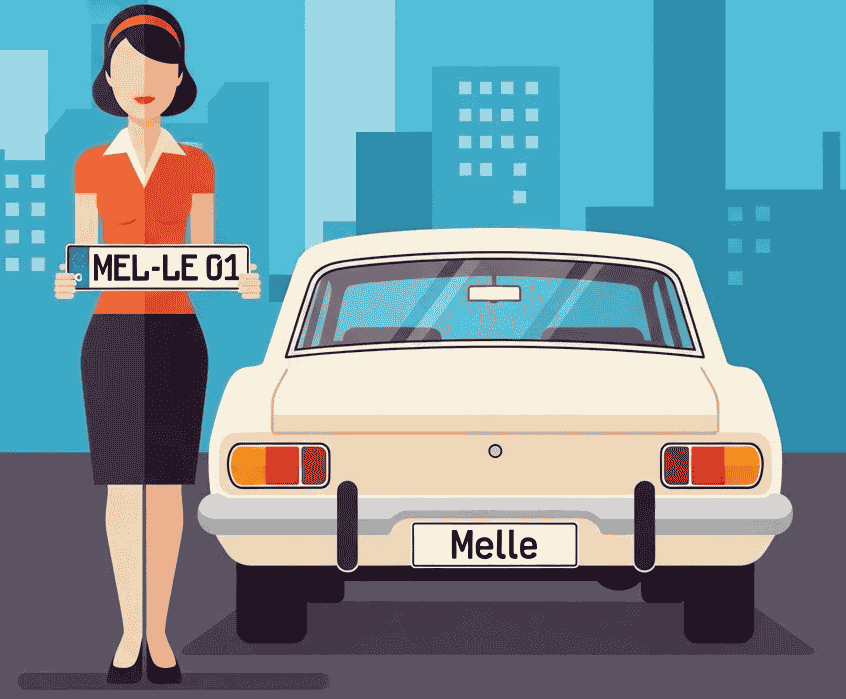 Wunschkennzeichen für Melle
