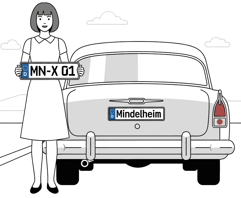 Wunschkennzeichen für Mindelheim