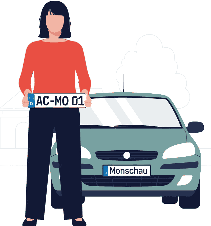 Wunschkennzeichen für Monschau