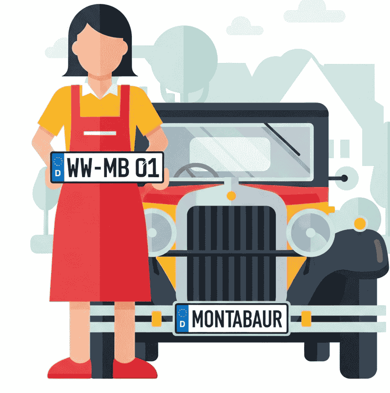 Wunschkennzeichen für Montabaur