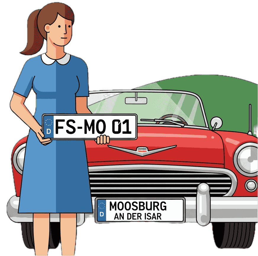 Wunschkennzeichen für Moosburg