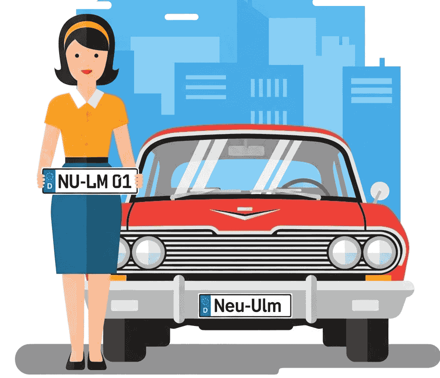 Wunschkennzeichen für Neu-Ulm