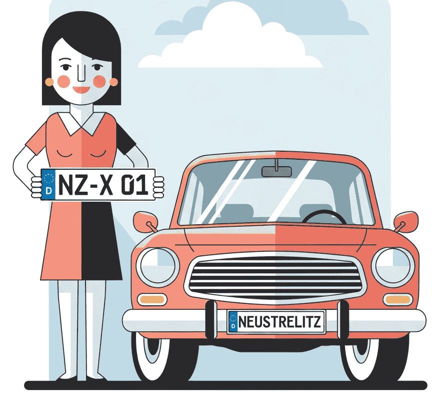 Wunschkennzeichen für Neustrelitz