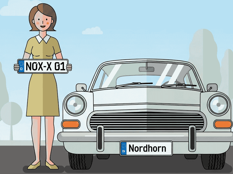 Wunschkennzeichen für Nordhorn
