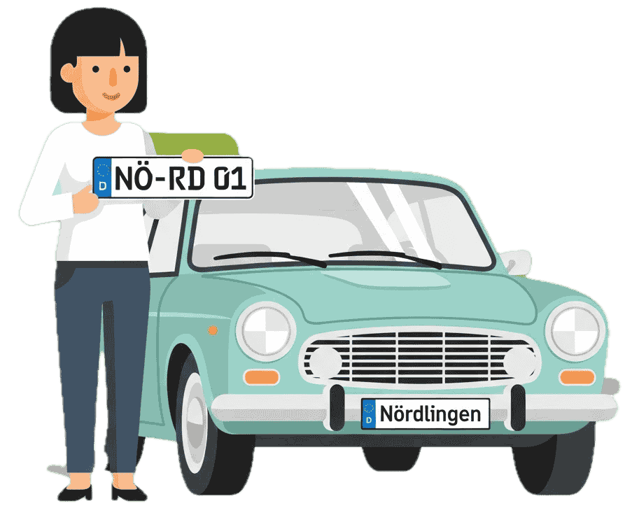 Wunschkennzeichen für Nördlingen