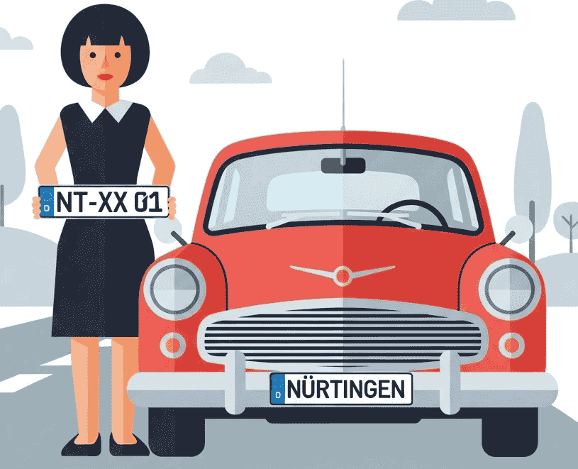 Wunschkennzeichen für Nürtingen