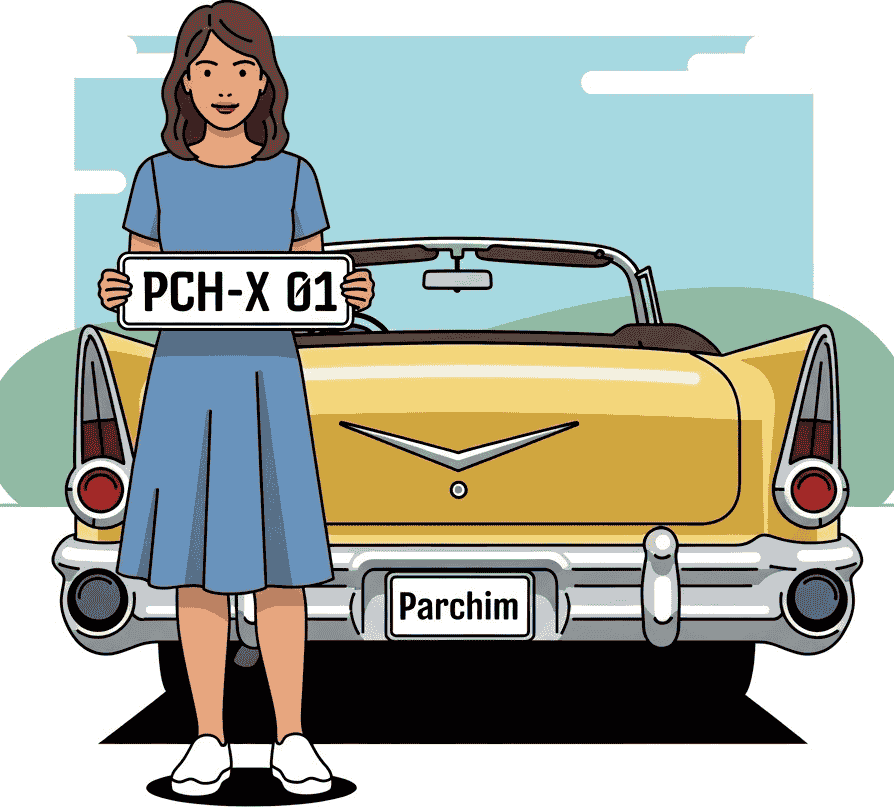 Wunschkennzeichen für Parchim