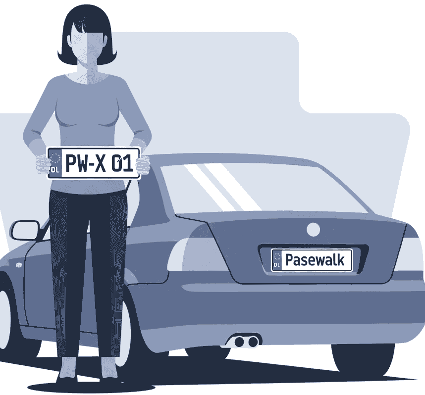 Wunschkennzeichen für Pasewalk