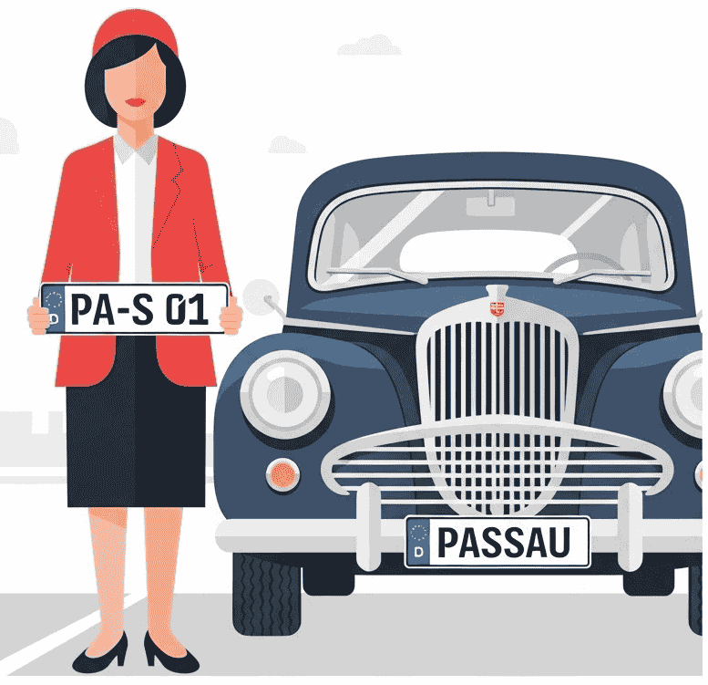 Wunschkennzeichen für Passau