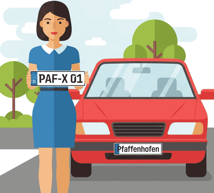 Wunschkennzeichen für Pfaffenhofen