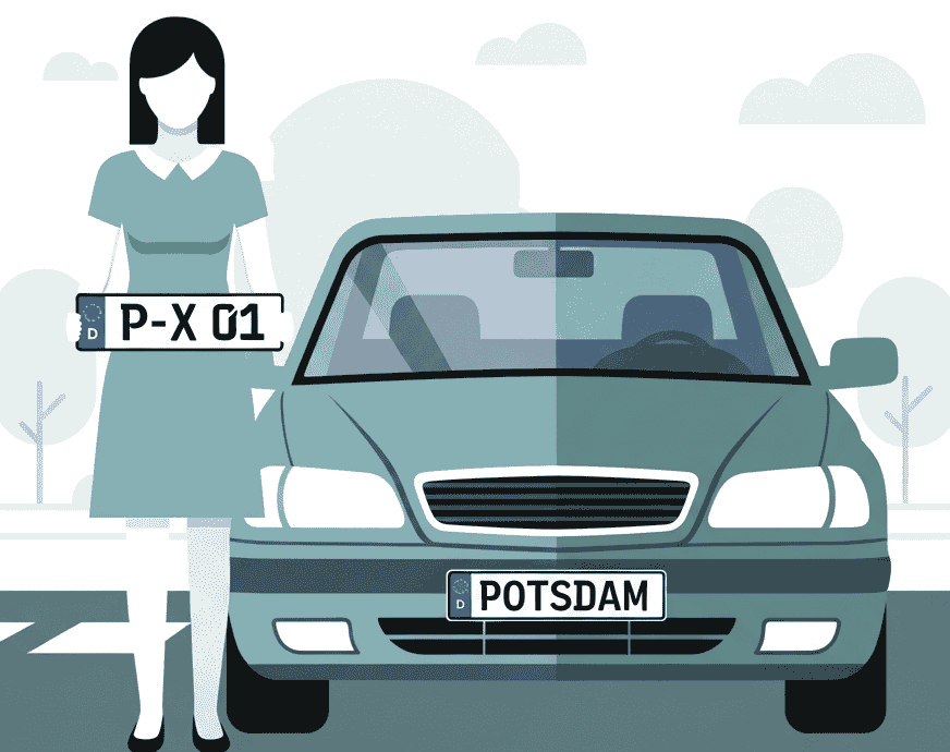 Wunschkennzeichen für Potsdam