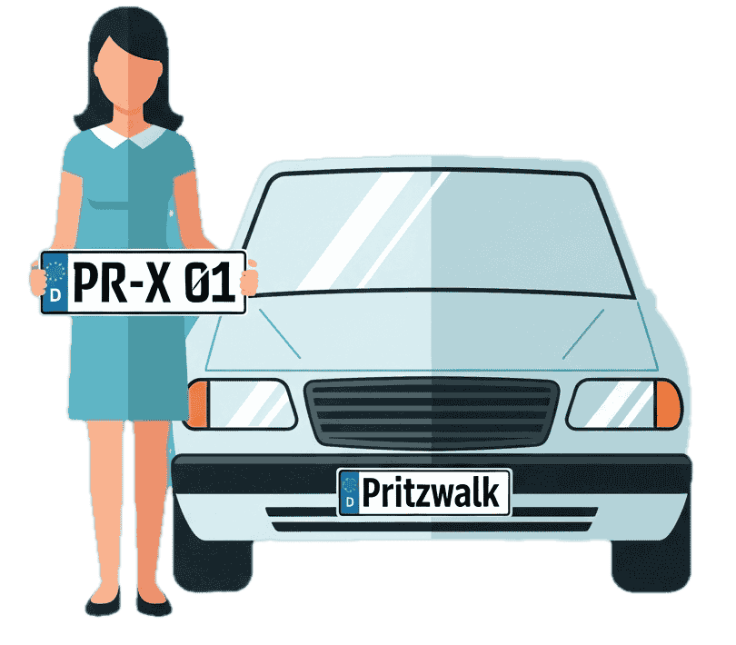 Wunschkennzeichen für Pritzwalk