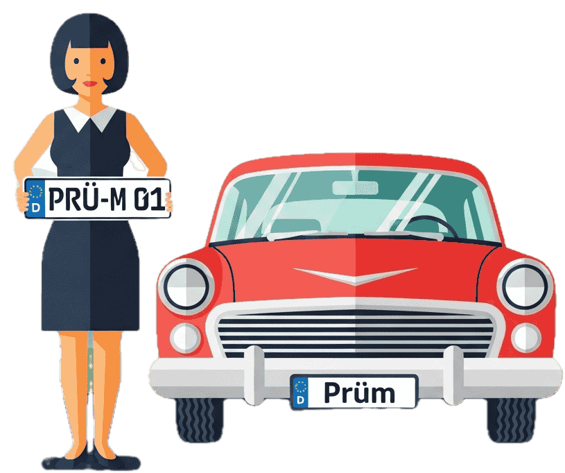 Wunschkennzeichen für Prüm