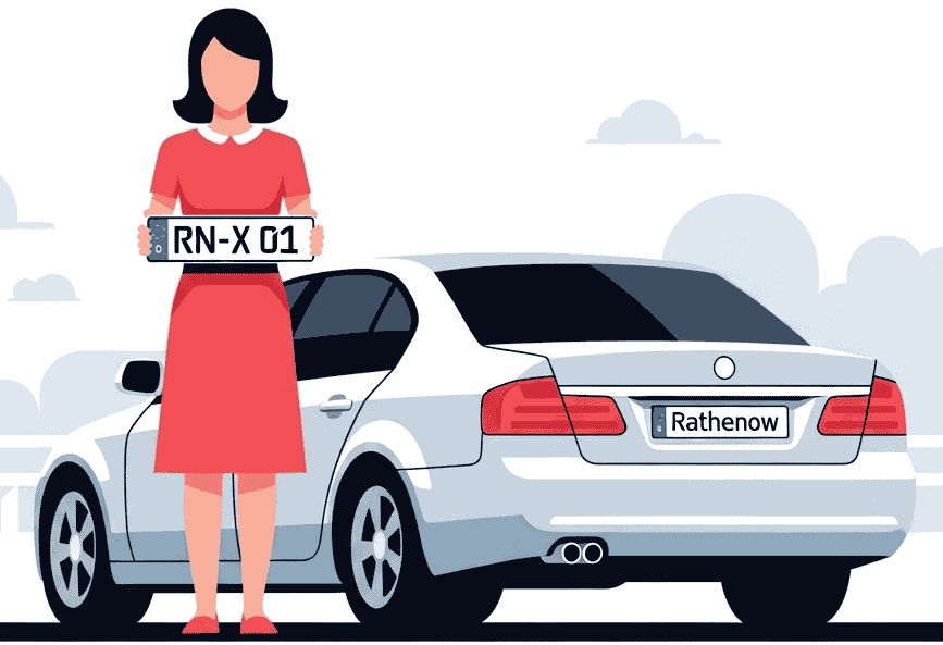 Wunschkennzeichen für Rathenow