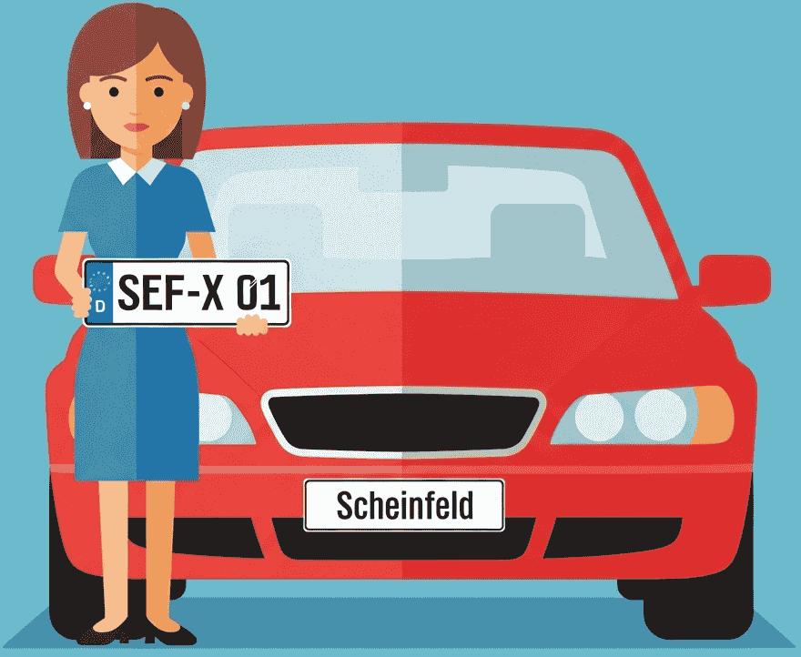 Wunschkennzeichen für Scheinfeld