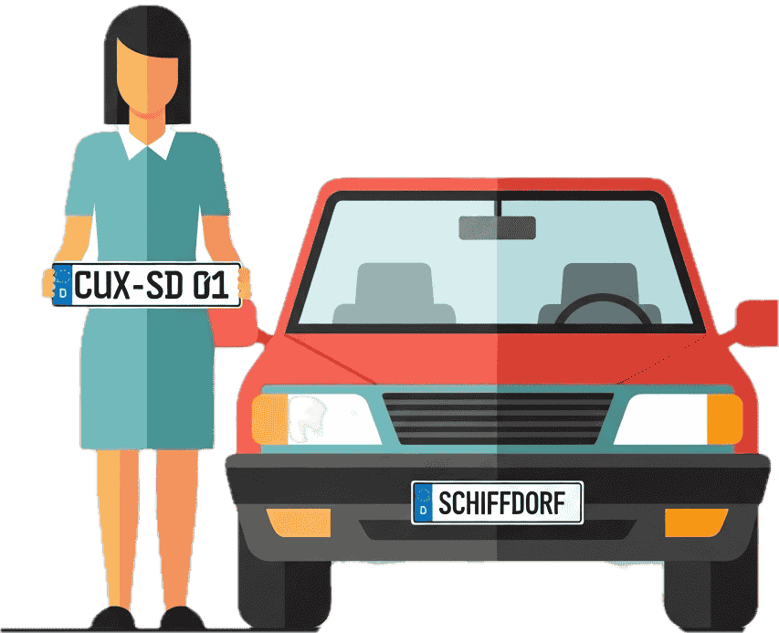 Wunschkennzeichen für Schiffdorf