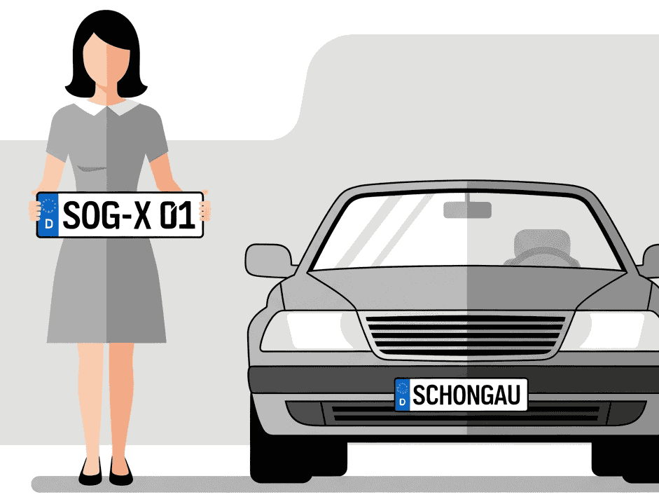 Wunschkennzeichen für Schongau