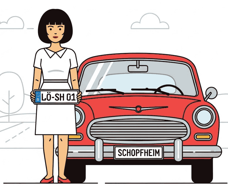 Wunschkennzeichen für Schopfheim