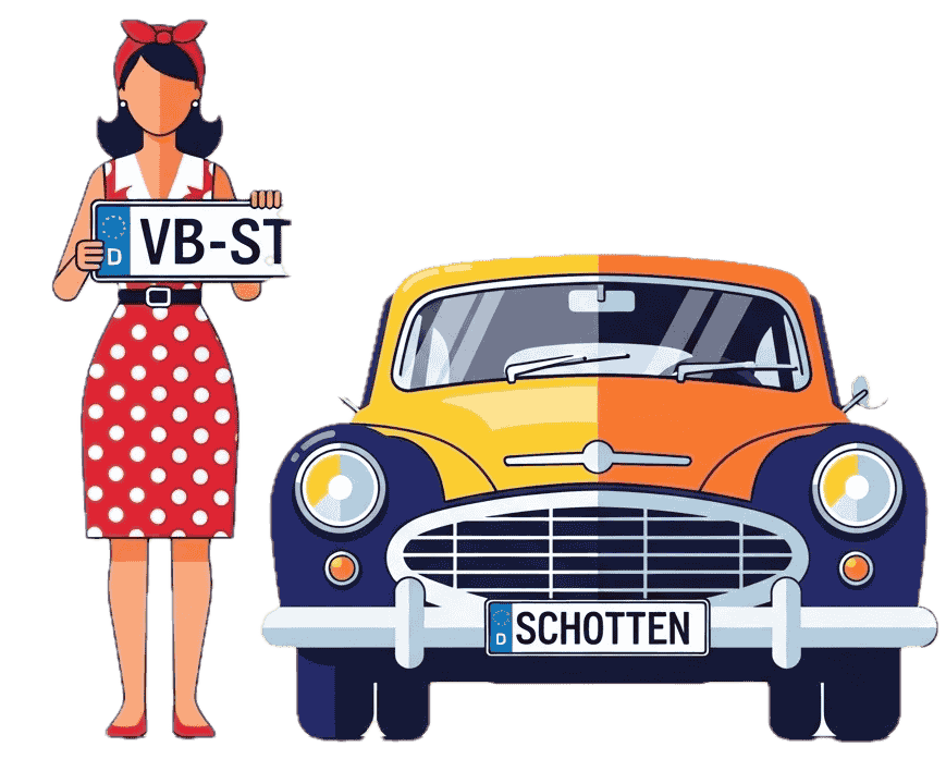 Wunschkennzeichen für Schotten