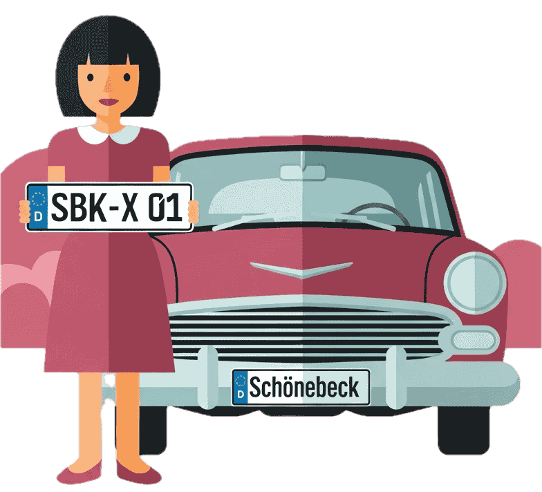 Wunschkennzeichen für Schönebeck