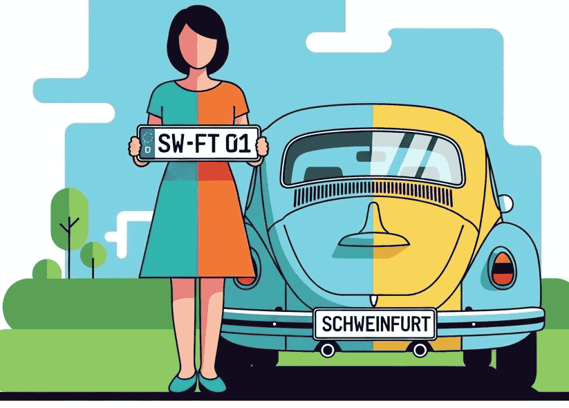 Wunschkennzeichen für Schweinfurt