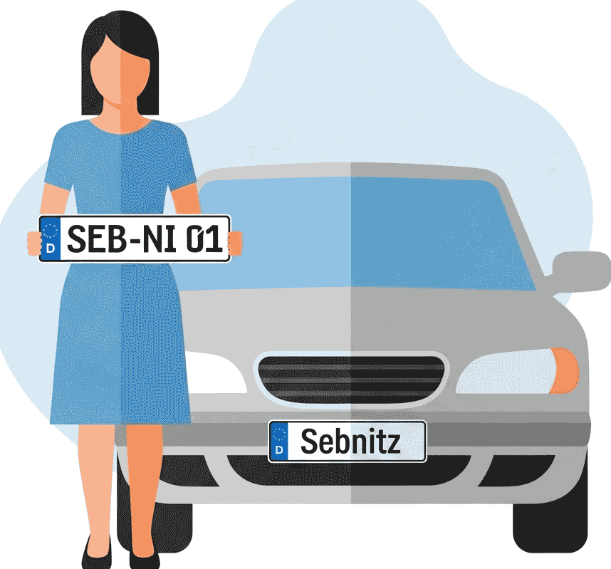 Wunschkennzeichen für Sebnitz