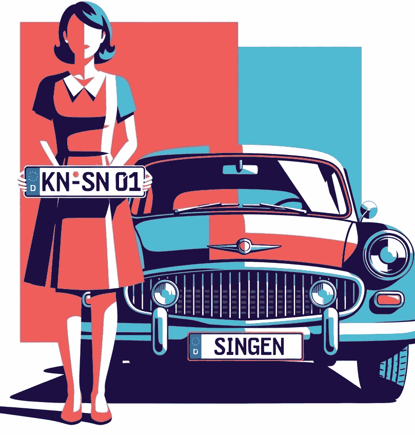 Wunschkennzeichen für Singen