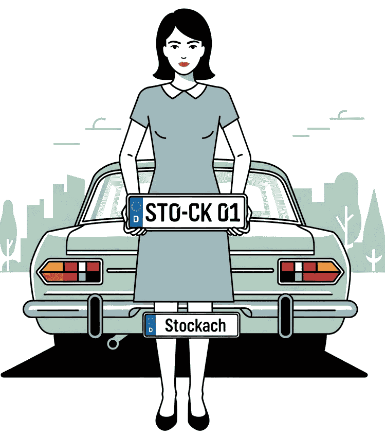 Wunschkennzeichen für Stockach