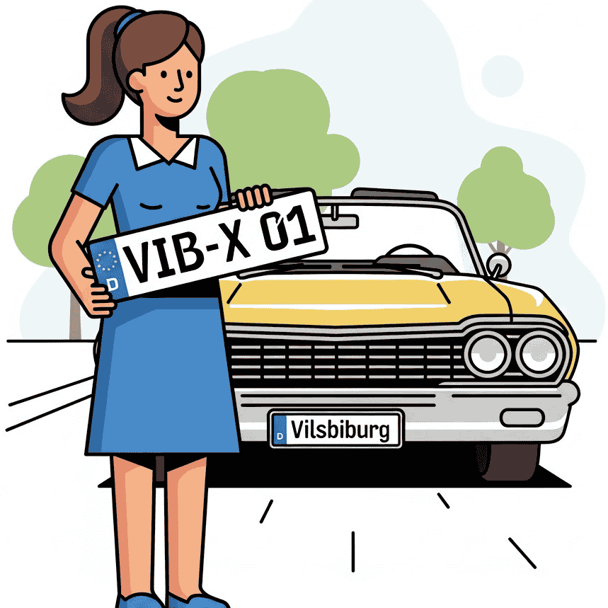 Wunschkennzeichen für Vilsbiburg