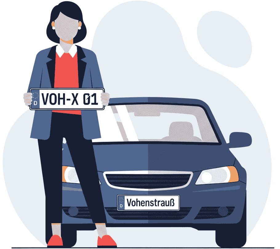 Wunschkennzeichen für Vohenstrauß