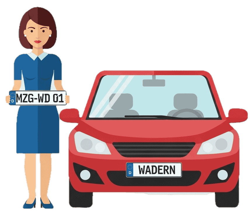 Wunschkennzeichen für Wadern